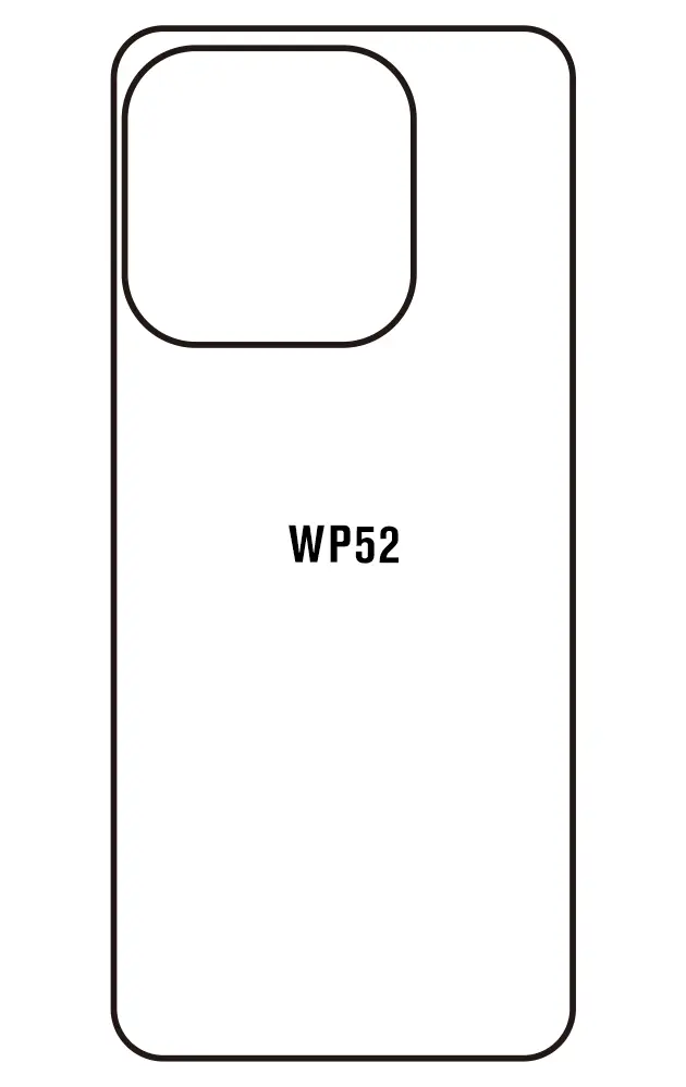 Oukitel WP52 Zadní Hydrogel ochranná fólie
