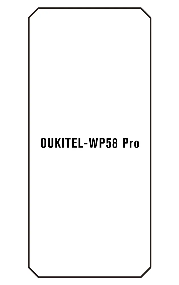 Oukitel WP58 Pro Přední Hydrogel ochranná fólie