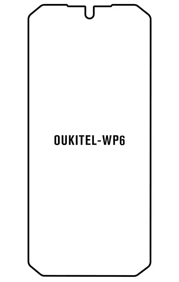 Oukitel WP6 Přední Hydrogel ochranná fólie