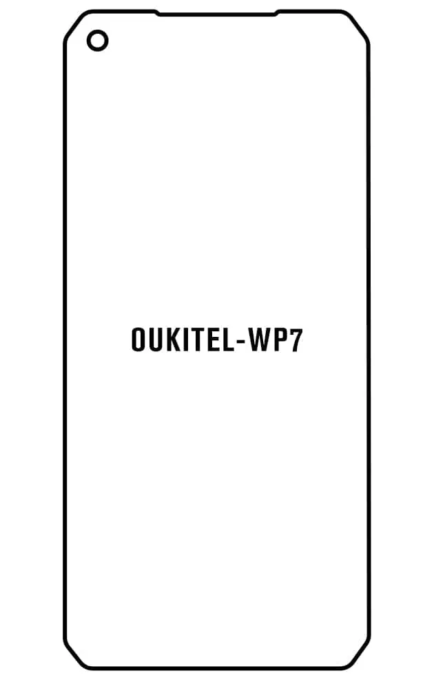 Oukitel WP7 Přední Hydrogel ochranná fólie