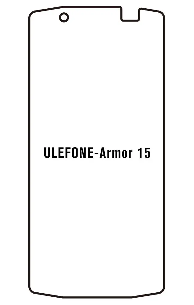 Ulefone Armor 15 Přední Hydrogel ochranná fólie