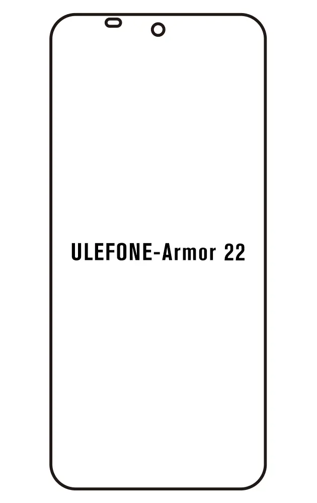 Ulefone Armor 22 Přední Hydrogel ochranná fólie