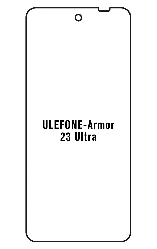 Ulefone Armor 23 Ultra Přední Hydrogel ochranná fólie