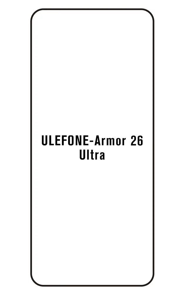Ulefone Armor 26 Ultra Přední Hydrogel ochranná fólie