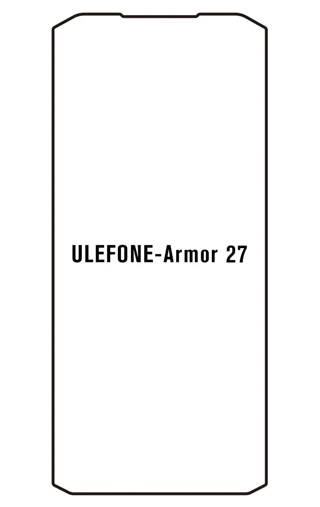 Ulefone Armor 27 Přední Hydrogel ochranná fólie