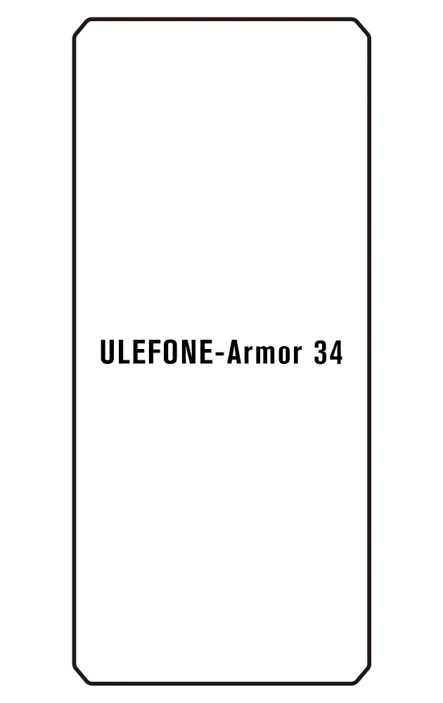 Ulefone Armor 34 Přední Hydrogel ochranná fólie