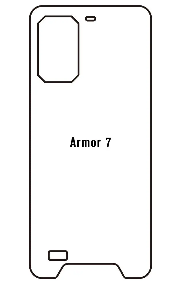 Ulefone Armor 7 Zadní Hydrogel ochranná fólie