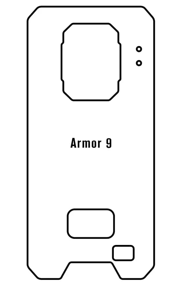 Ulefone Armor 9 Zadní Hydrogel ochranná fólie