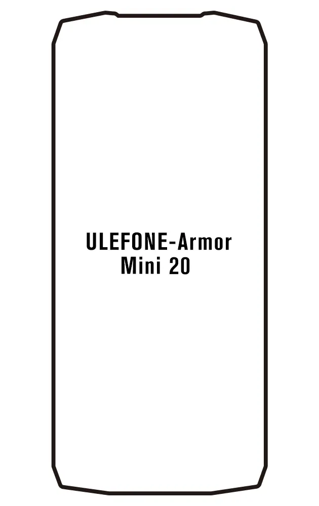 Ulefone Armor Mini 20 Přední Hydrogel ochranná fólie