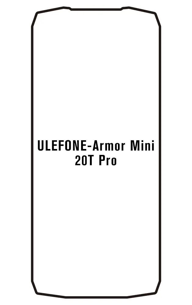 Ulefone Armor Mini 20T Pro Přední Hydrogel ochranná fólie