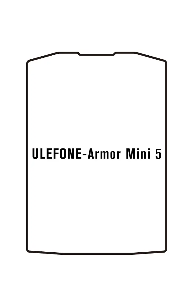 Ulefone Armor Mini 5 Přední Hydrogel ochranná fólie