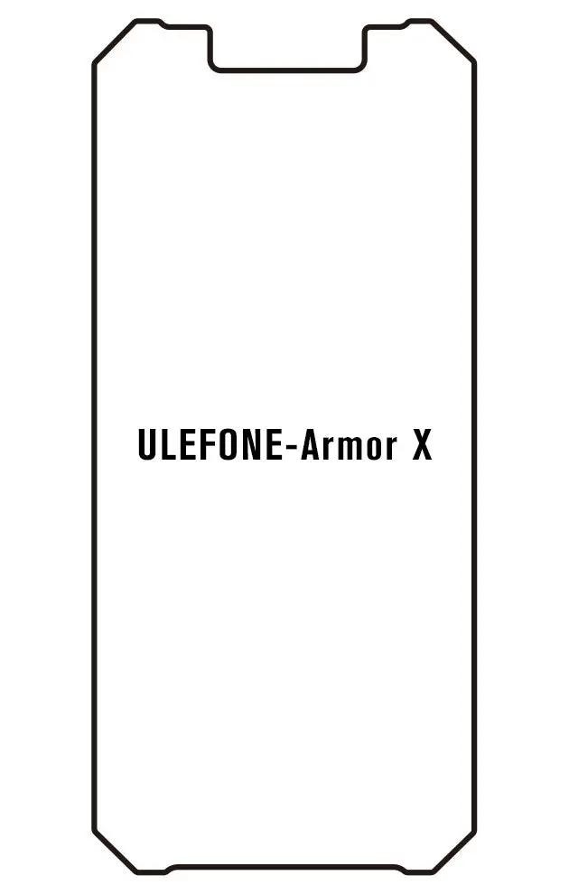 Ulefone Armor X Přední Hydrogel ochranná fólie