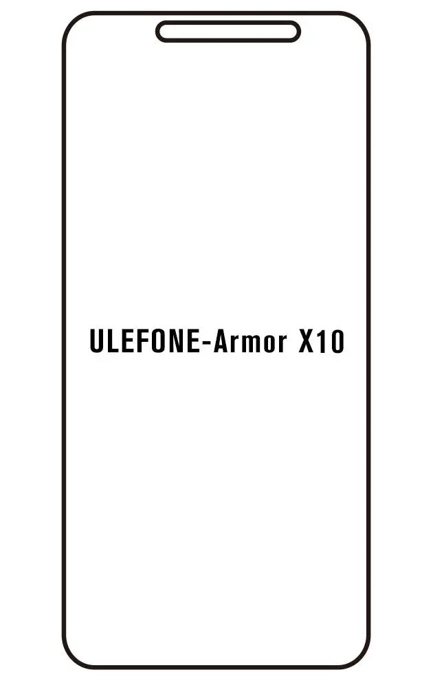 Ulefone Armor X10 Přední Hydrogel ochranná fólie