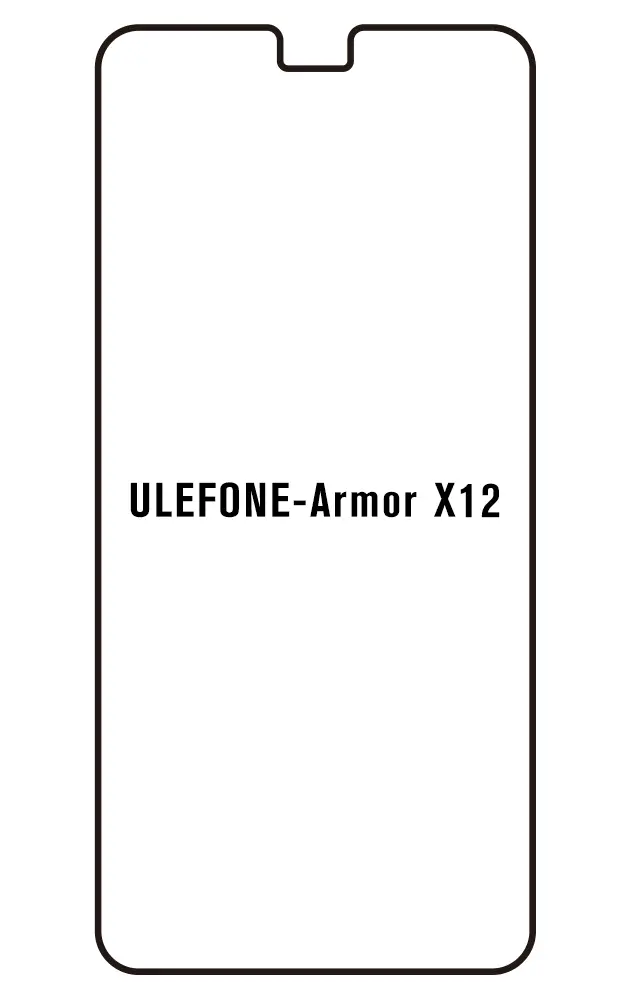 Ulefone Armor X12 Přední Hydrogel ochranná fólie