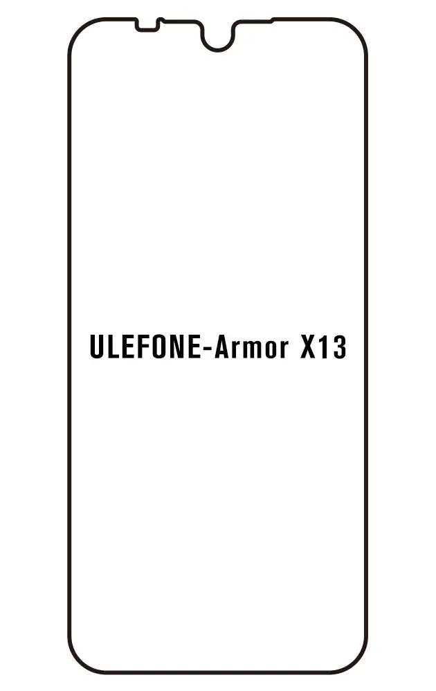 Ulefone Armor X13 Přední Hydrogel ochranná fólie