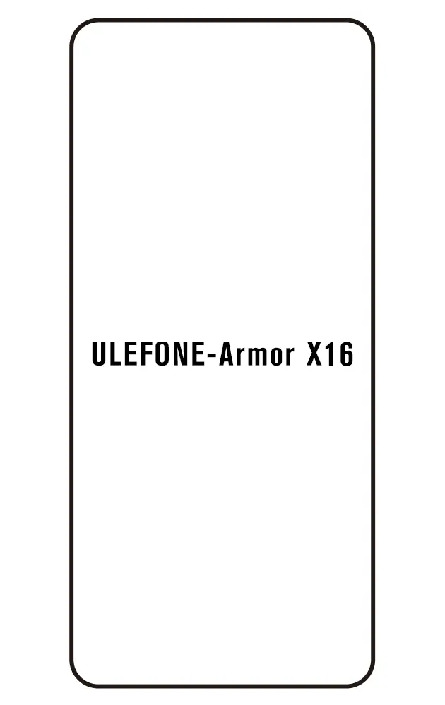 Ulefone Armor X16 Přední Hydrogel ochranná fólie