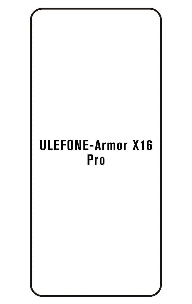 Ulefone Armor X16 Pro Přední Hydrogel ochranná fólie