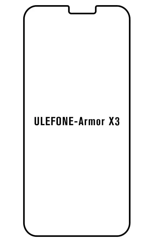 Ulefone Armor X3 Přední Hydrogel ochranná fólie