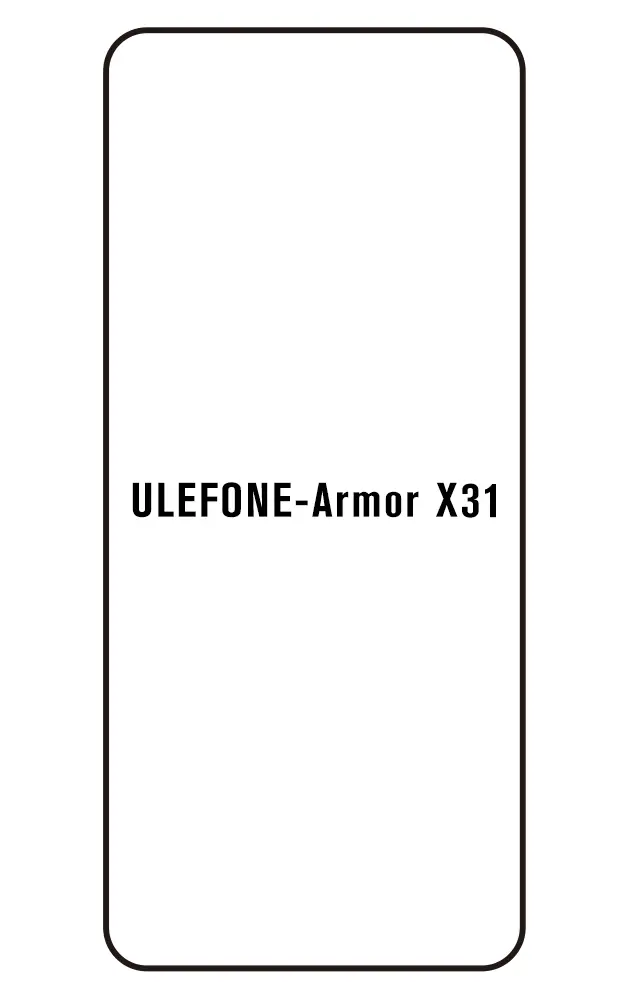 Ulefone Armor X31 Přední Hydrogel ochranná fólie
