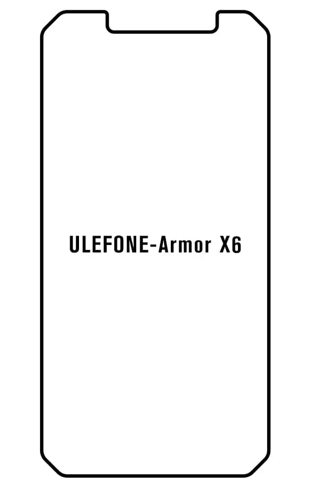 Ulefone Armor X6 Přední Hydrogel ochranná fólie