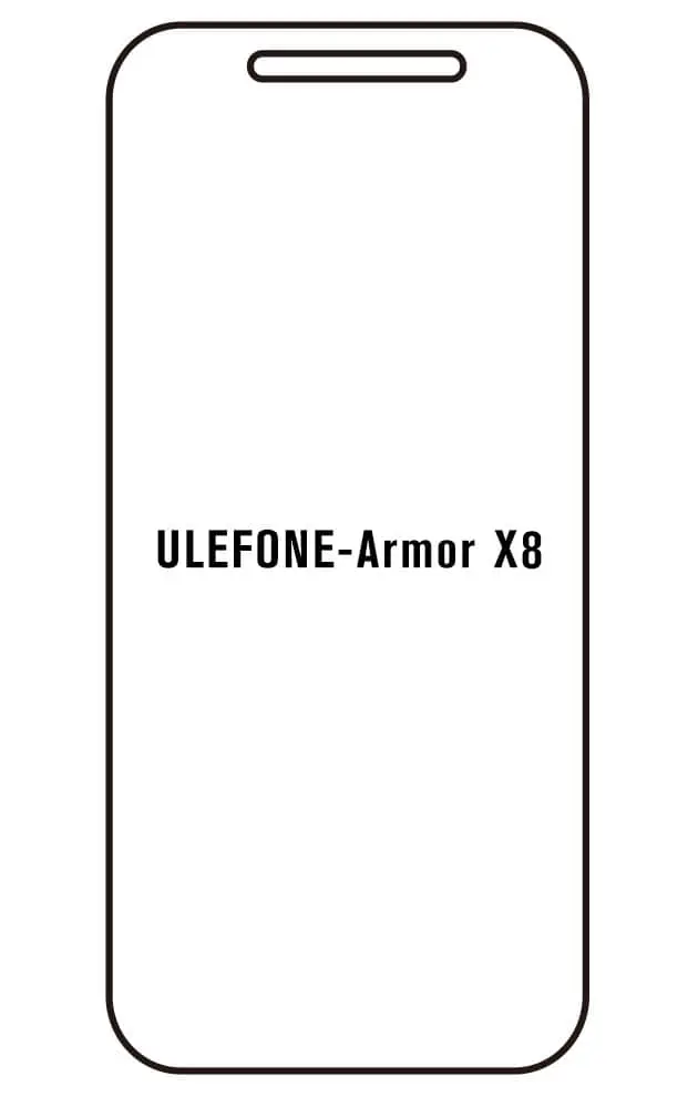 Ulefone Armor X8 Přední Hydrogel ochranná fólie