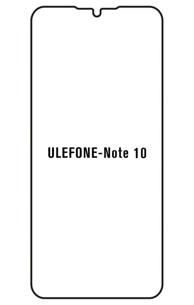 Ulefone Note 10 Přední Hydrogel ochranná fólie
