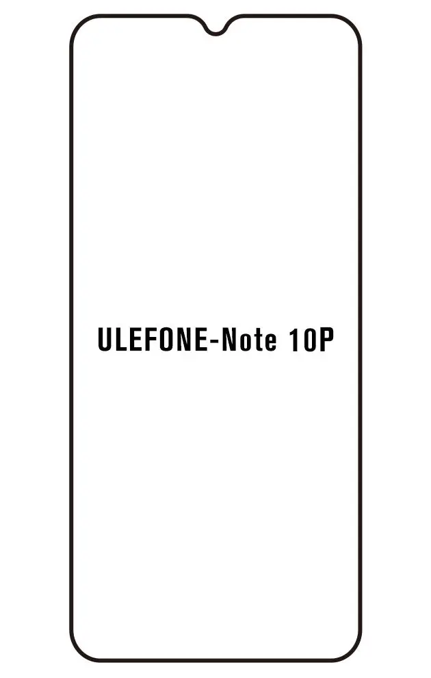 Ulefone Note 10P Přední Hydrogel ochranná fólie