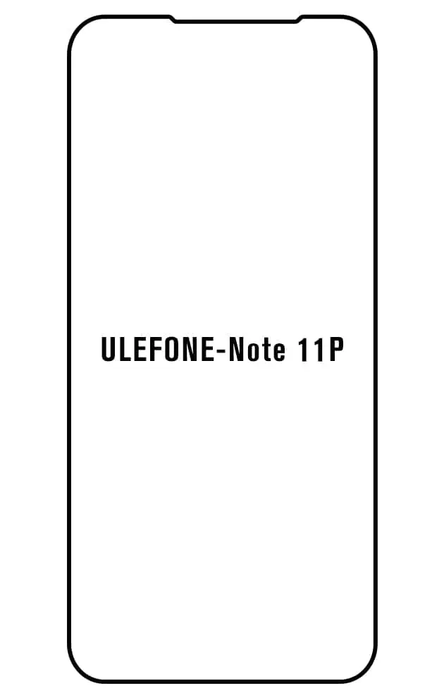 Ulefone Note 11P Přední Hydrogel ochranná fólie