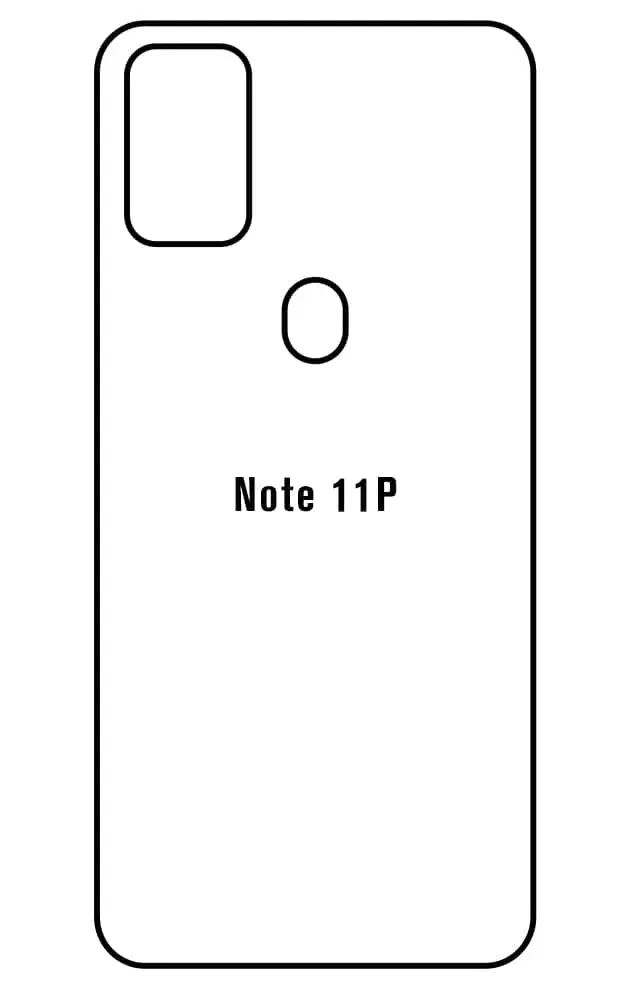 Ulefone Note 11P Zadní Hydrogel ochranná fólie