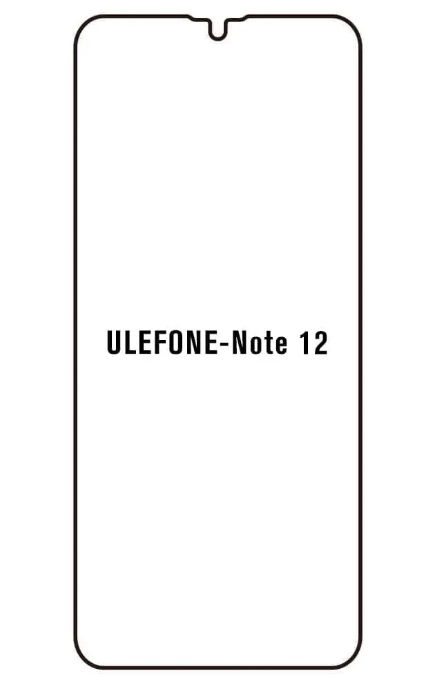 Ulefone Note 12 Přední Hydrogel ochranná fólie