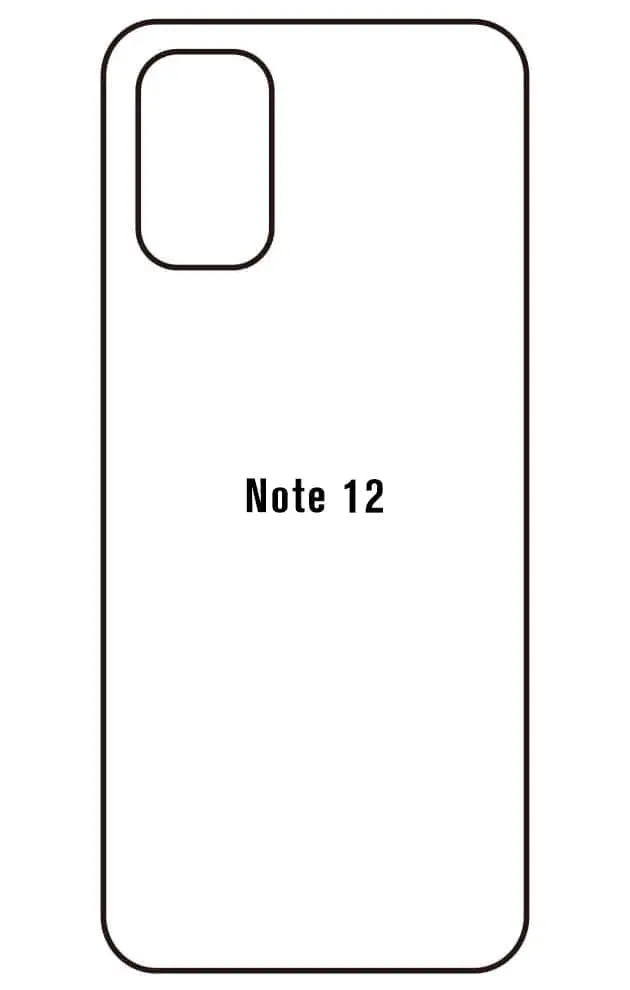 Ulefone Note 12 Zadní Hydrogel ochranná fólie