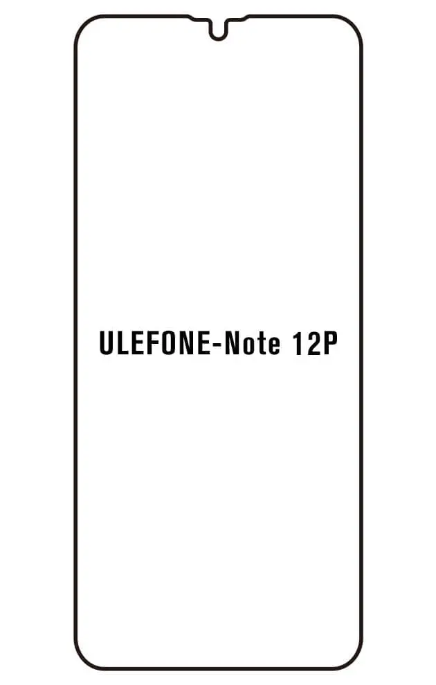 Ulefone Note 12P Přední Hydrogel ochranná fólie