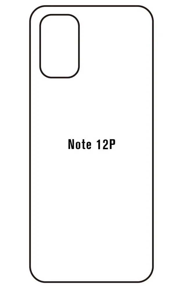 Ulefone Note 12P Zadní Hydrogel ochranná fólie