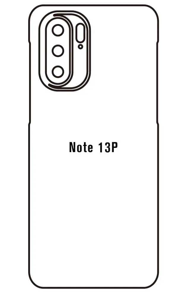 Ulefone Note 13P Zadní Hydrogel ochranná fólie