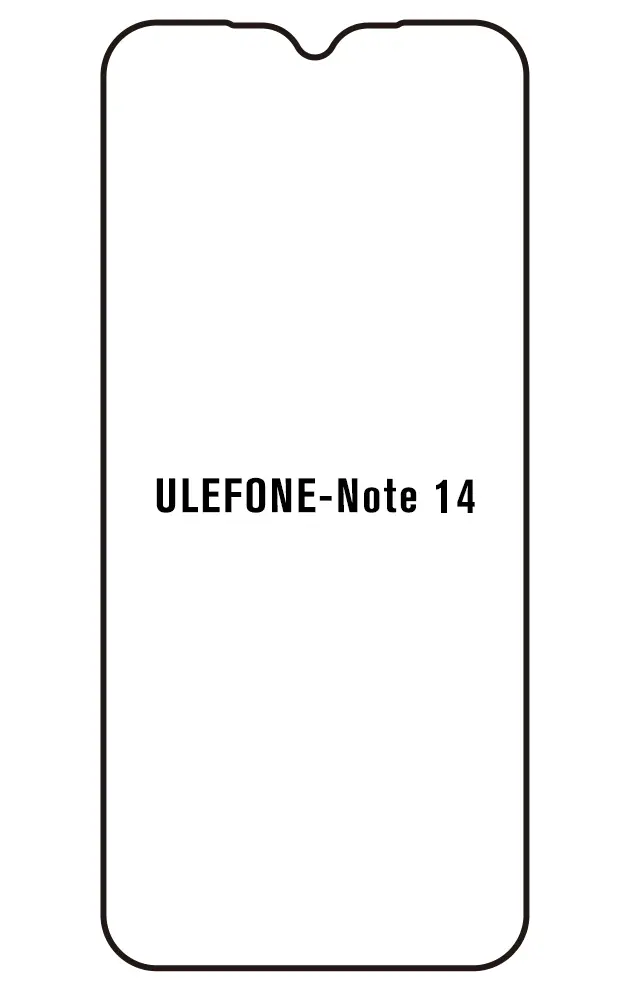 Ulefone Note 14 Přední Hydrogel ochranná fólie