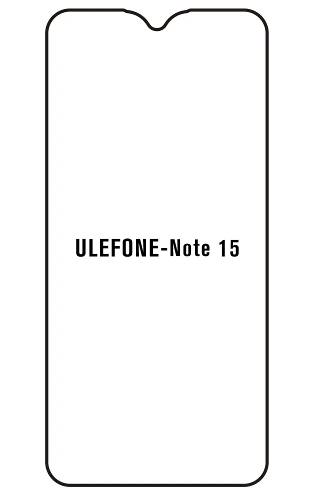 Ulefone Note 15 Přední Hydrogel ochranná fólie