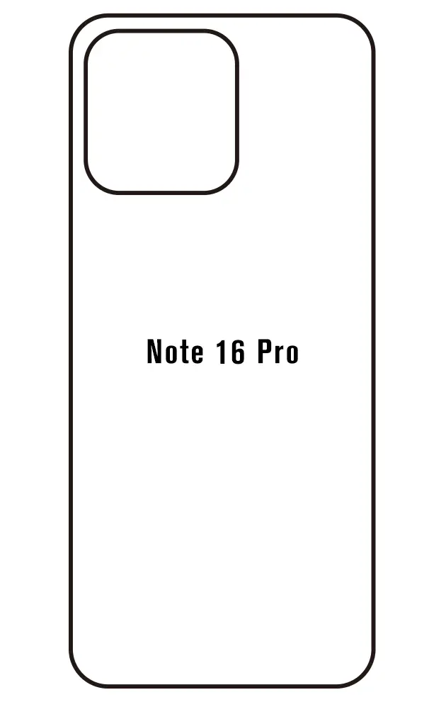 Ulefone Note 16 Pro Zadní Hydrogel ochranná fólie