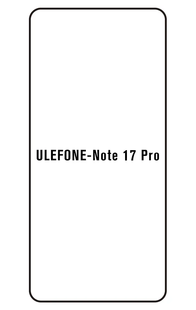 Ulefone Note 17 Pro Přední Hydrogel ochranná fólie