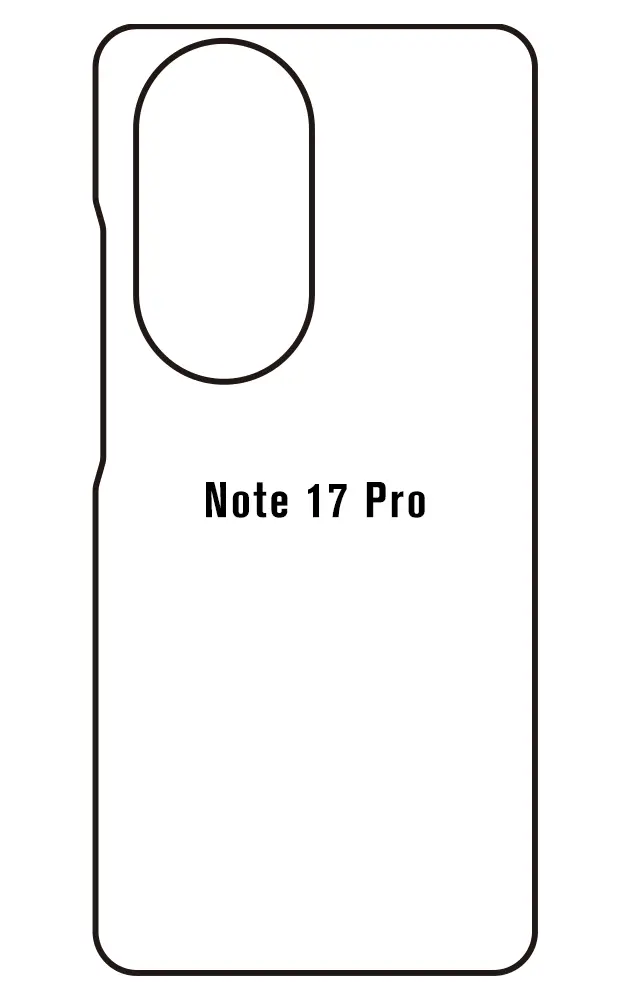 Ulefone Note 17 Pro Zadní Hydrogel ochranná fólie