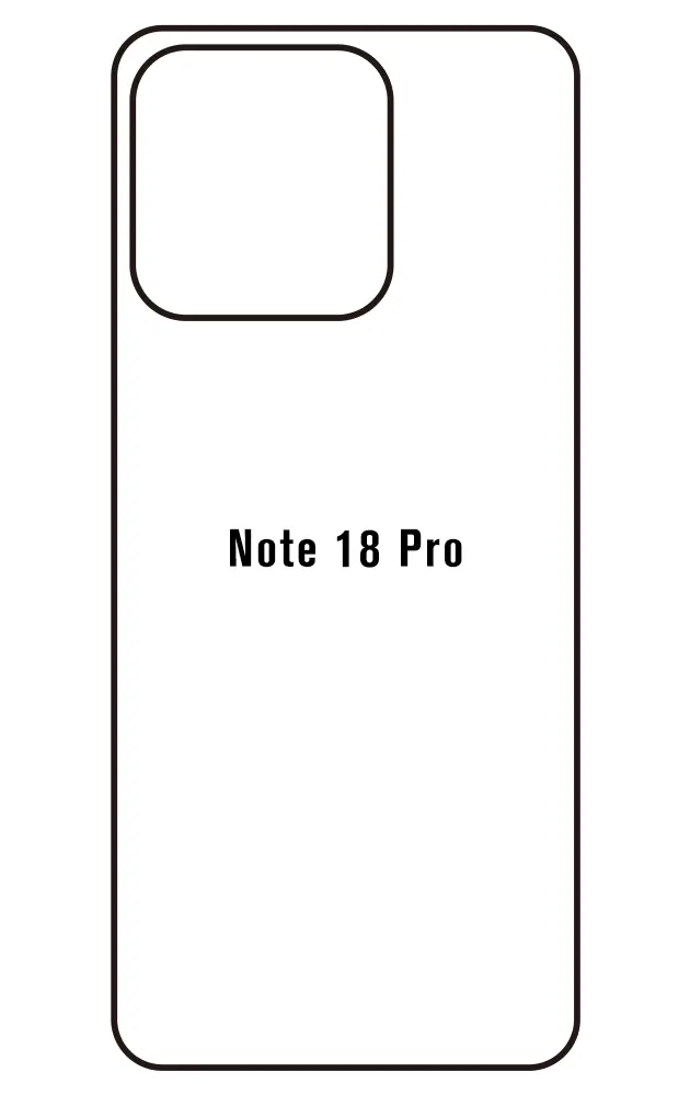 Ulefone Note 18 Pro Zadní Hydrogel ochranná fólie