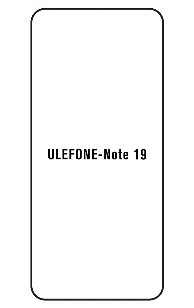 Ulefone Note 19 Přední Hydrogel ochranná fólie