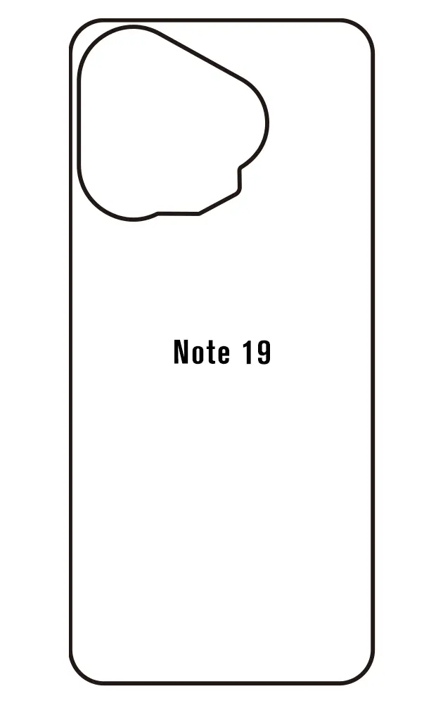 Ulefone Note 19 Zadní Hydrogel ochranná fólie