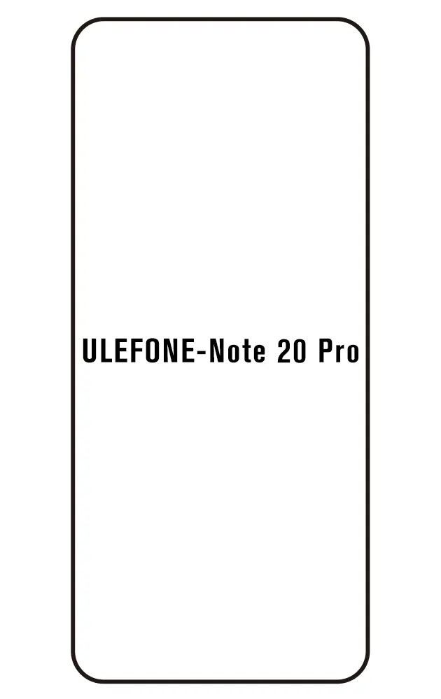 Ulefone Note 20 Pro Přední Hydrogel ochranná fólie