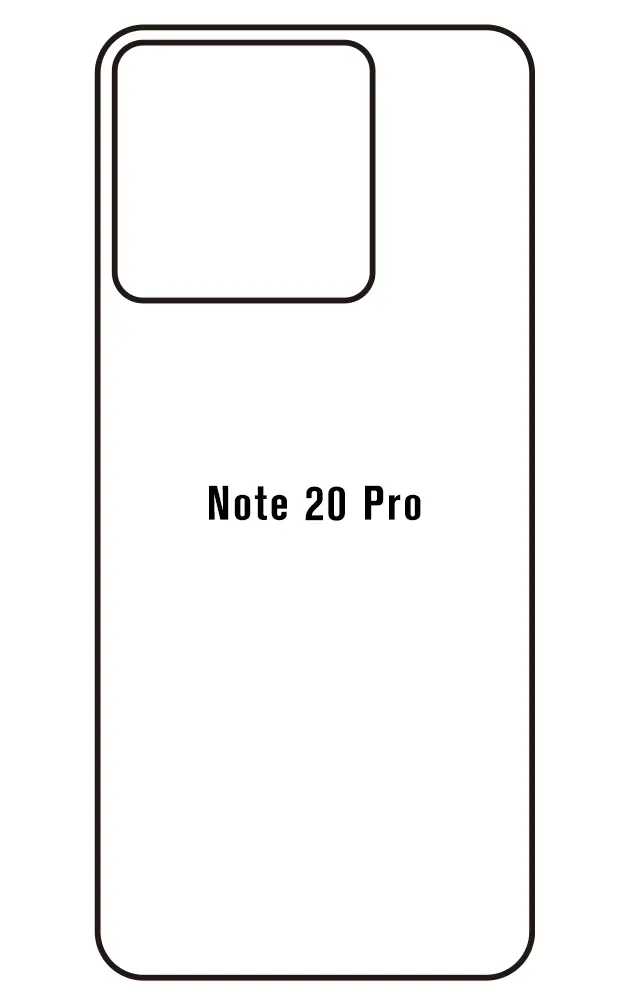 Ulefone Note 20 Pro Zadní Hydrogel ochranná fólie