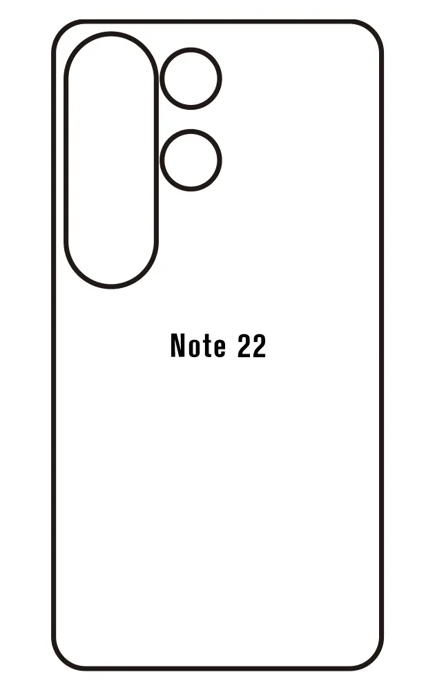 Ulefone Note 22 Zadní Hydrogel ochranná fólie