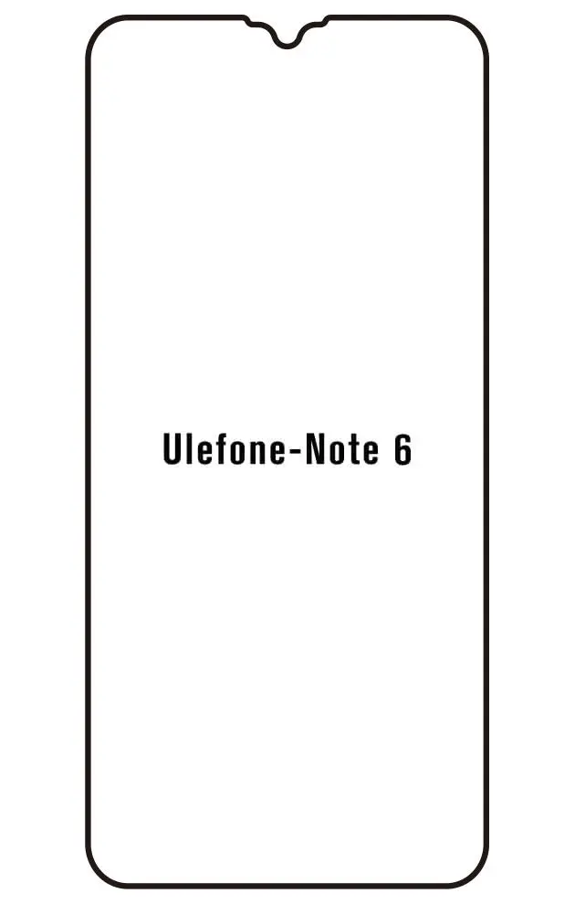 Ulefone Note 6 Přední Hydrogel ochranná fólie