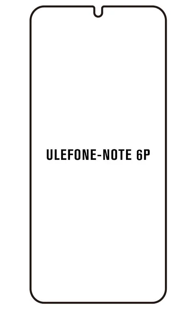 Ulefone Note 6P Přední Hydrogel ochranná fólie