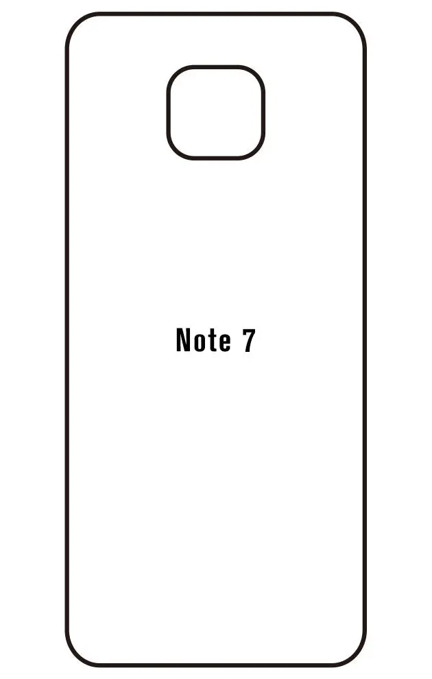 Ulefone Note 7 Zadní Hydrogel ochranná fólie