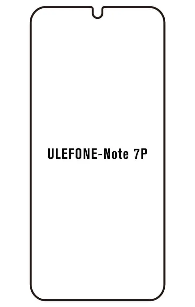 Ulefone Note 7P Přední Hydrogel ochranná fólie