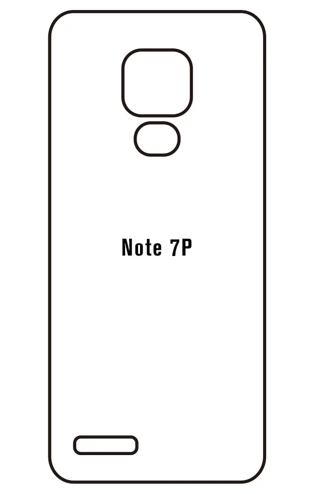 Ulefone Note 7P Zadní Hydrogel ochranná fólie